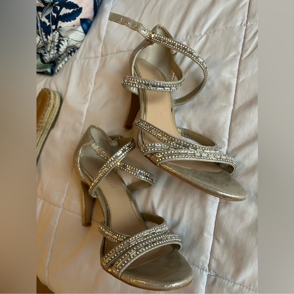 Kelly & Katie Shimmering Strappy Heels
